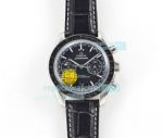 Swiss Omega Speedmaster Two Counters Racing Replica Watch Black Dial Black Bezel